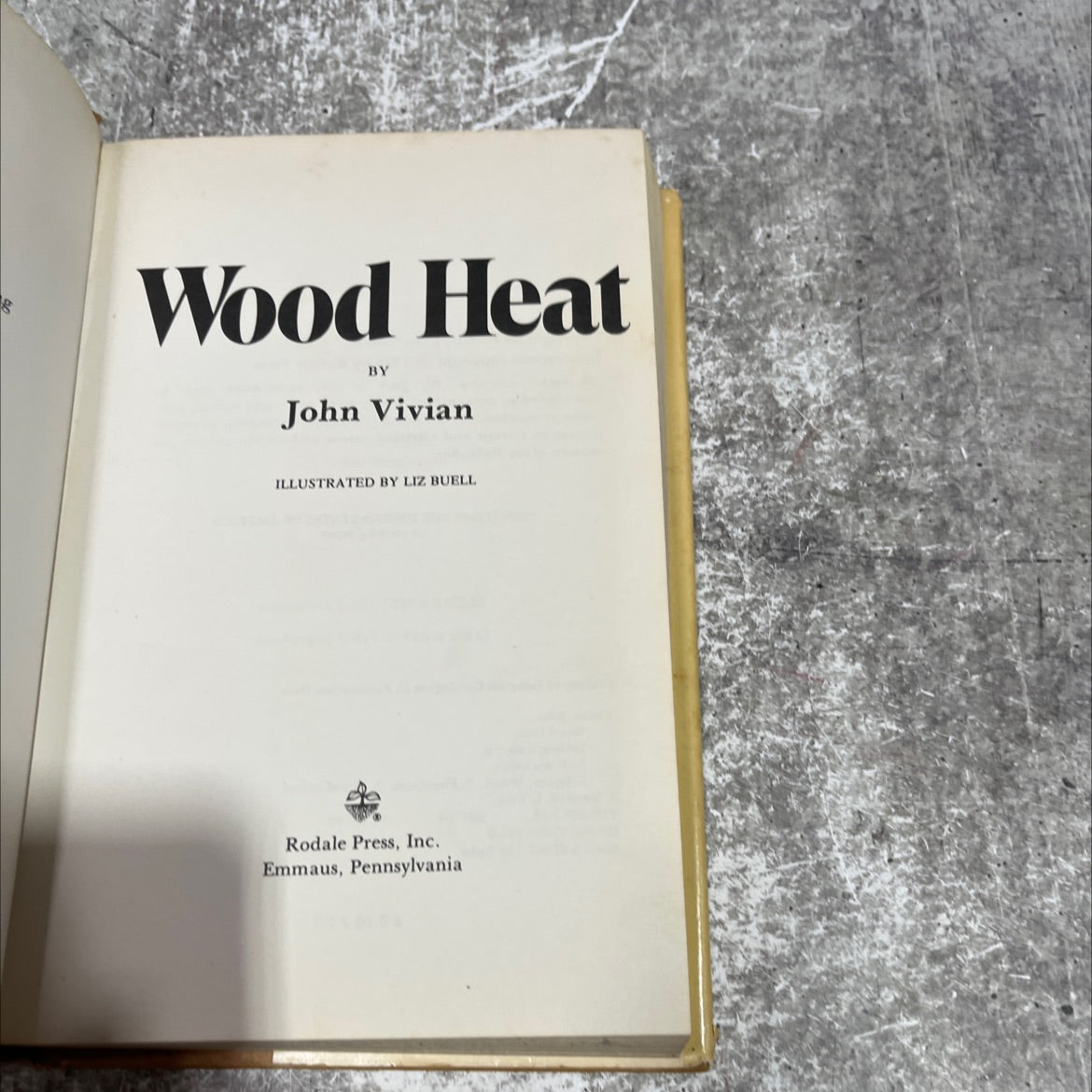 wood heat book, by John Vivian, 1976 Hardcover image 2