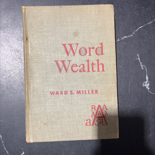 word wealth book, by ward s. miller, 1958 Hardcover image 1