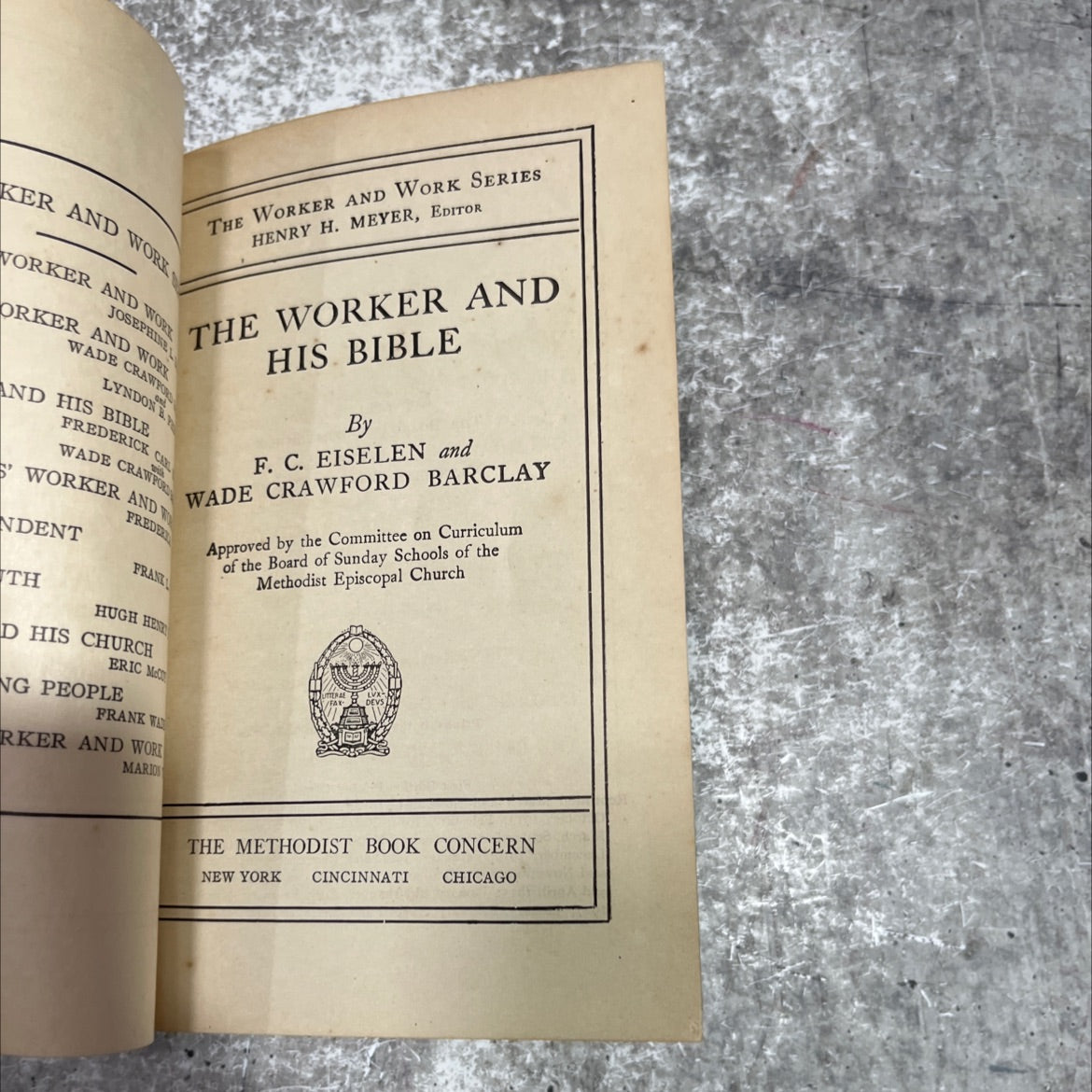 worker and work book, by josephine wade crawford, 1929 Hardcover image 2
