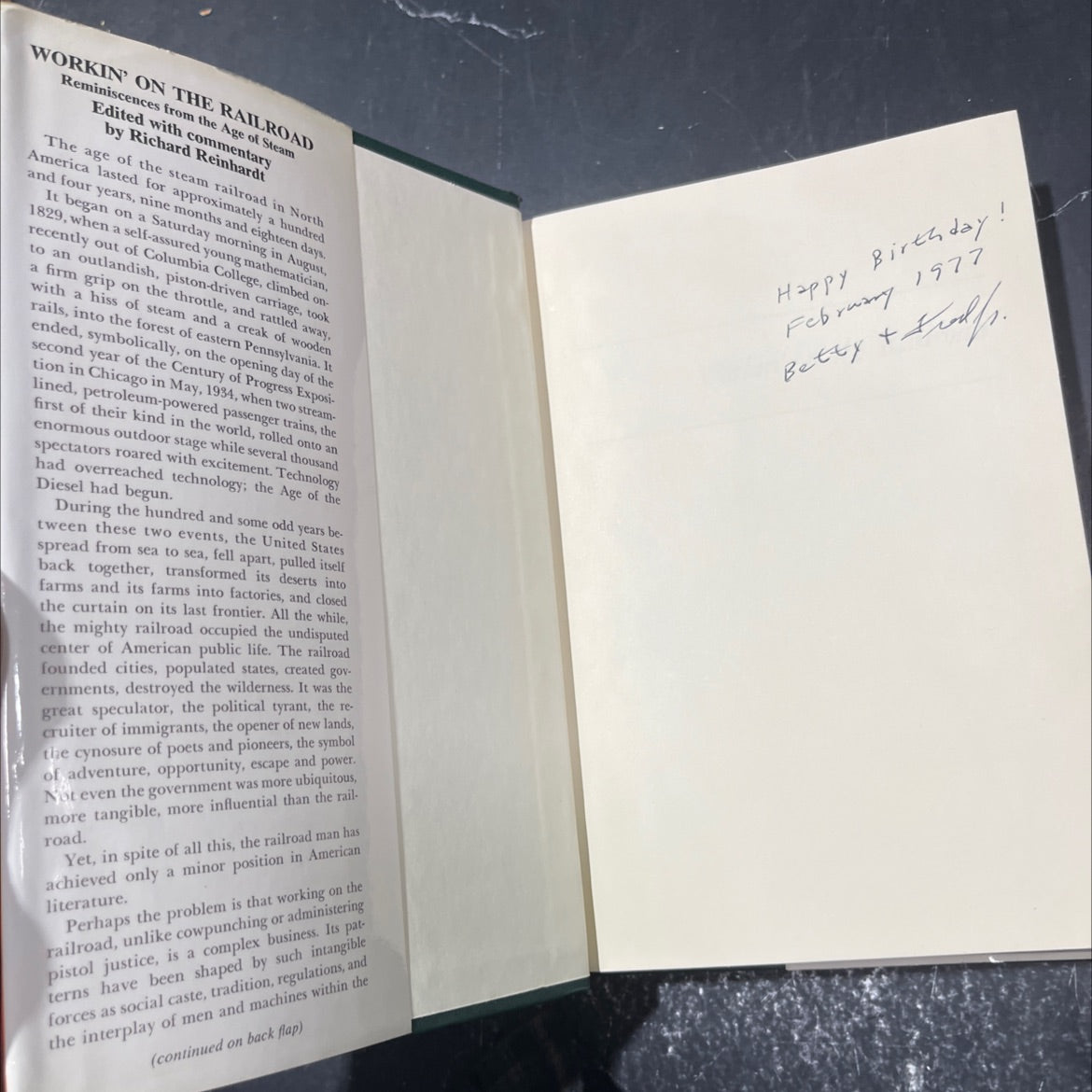 workin' on the railroad book, by richard reinhardt, 1970 Hardcover image 4