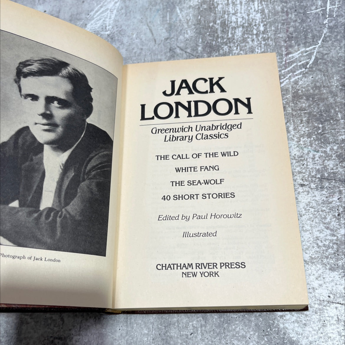 works of jack london book, by Jack London, 1983 Hardcover image 2