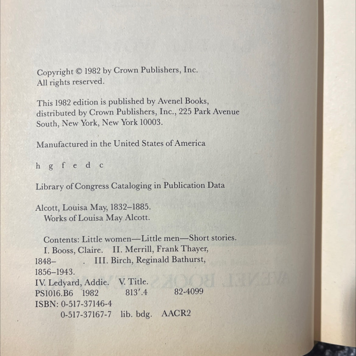 works of louisa may alcott book, by louisa may alcott, 1982 Hardcover image 3