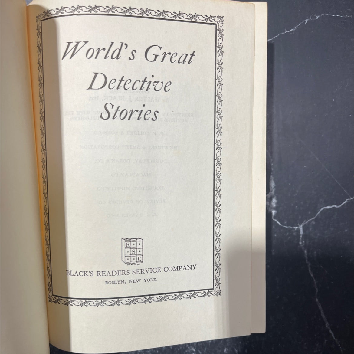 world's great detective stories book, by unknown, 1928 Hardcover image 2