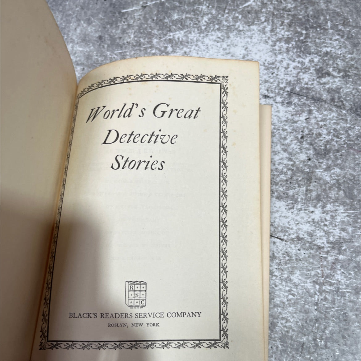 world's great detective stories book, by Walter J. Black, Inc., 1928 Hardcover image 2