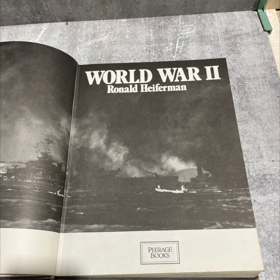 world war ii book, by ronald heiferman, 1973 Hardcover image 2