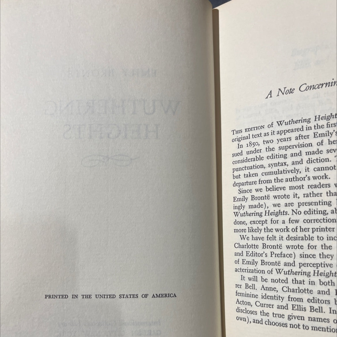 wuthering heights book, by emily brontë, 1850 Hardcover image 3