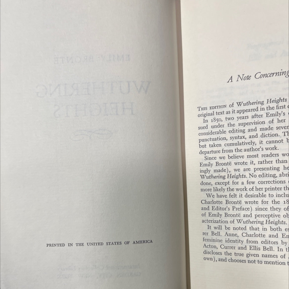 wuthering heights book, by emily brontë, 1850 Hardcover image 3