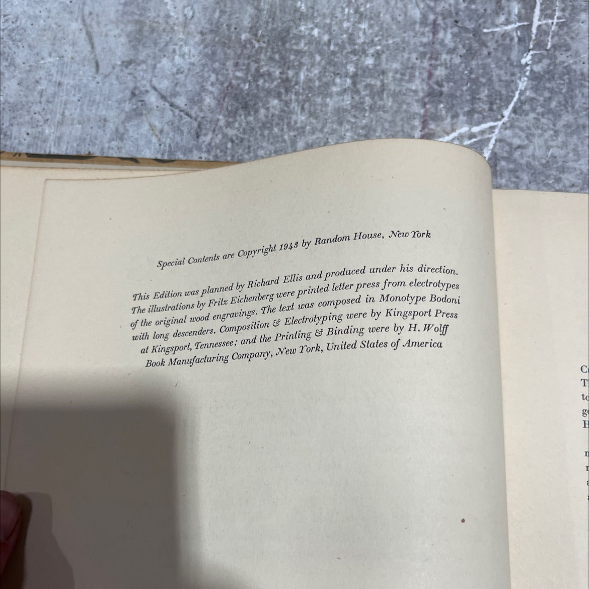 wuthering heights book, by emily brontë, 1948 Hardcover image 3