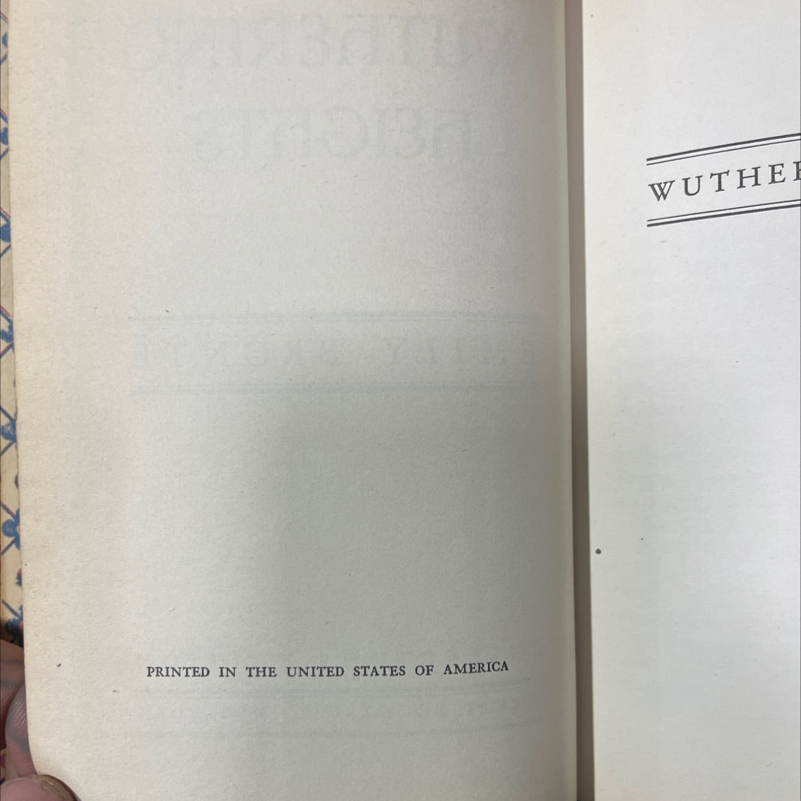 wuthering heights book, by emily brontë, unknown Hardcover image 3