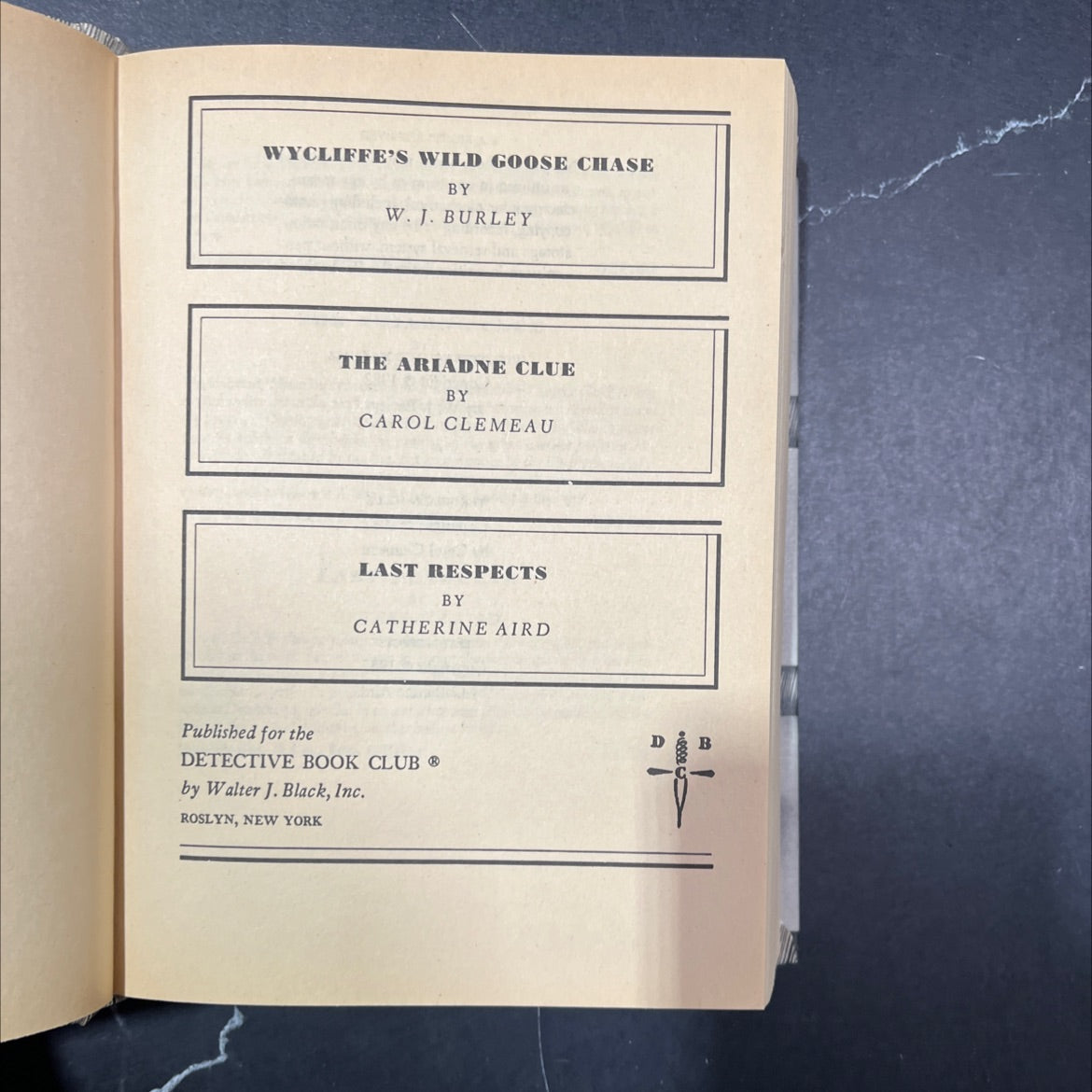 wycliffe's wild goose chase book, by w. j. burley, 1982 Hardcover image 2
