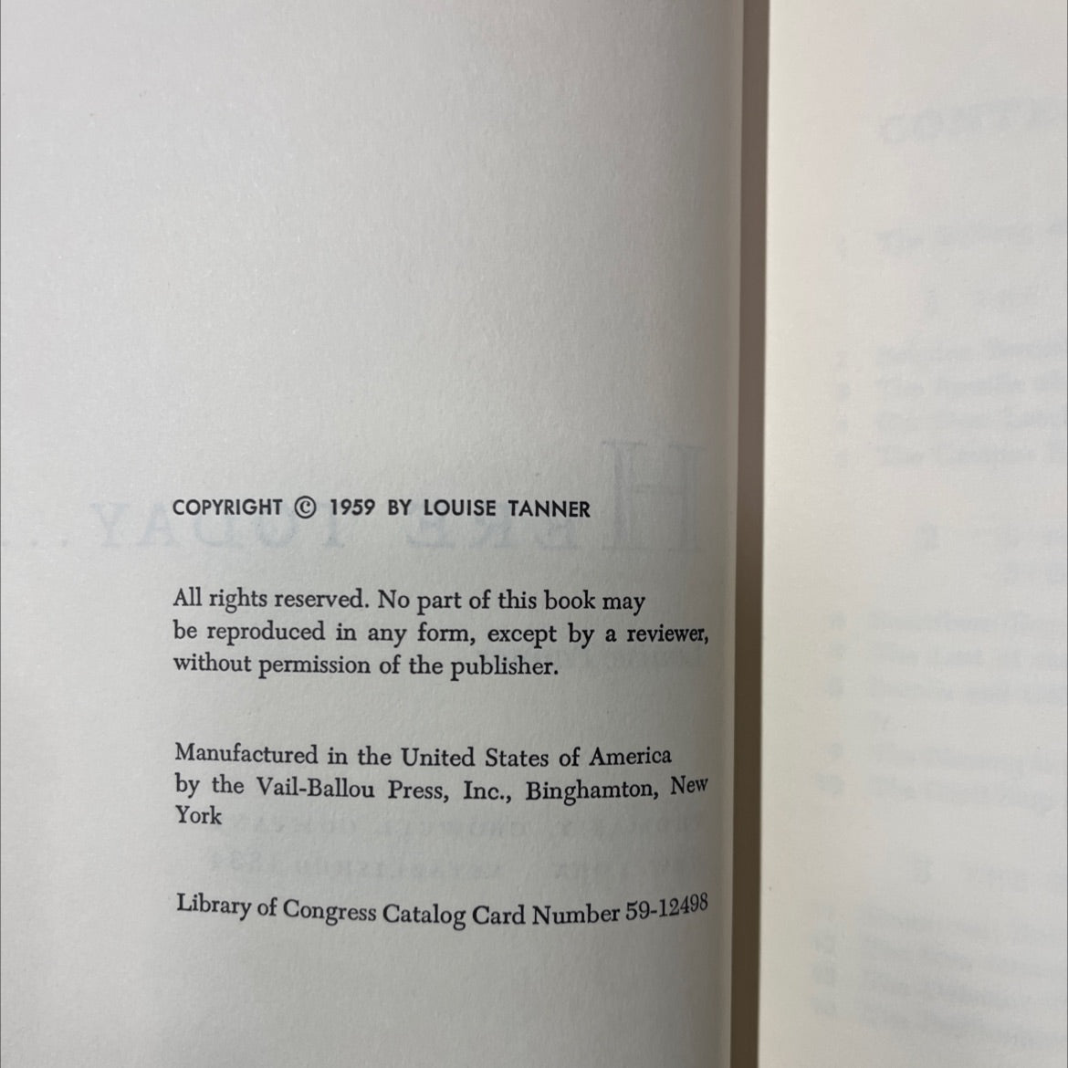 yago book, by louise tanner, 1959 Hardcover image 3