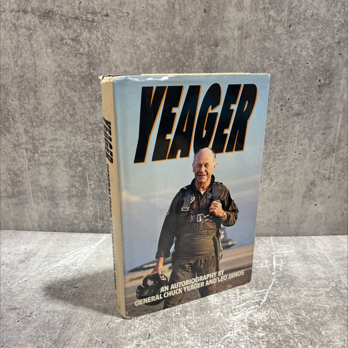 yeager an autobiography book, by chuck yeager & leo janos, 1985 Hardcover image 1