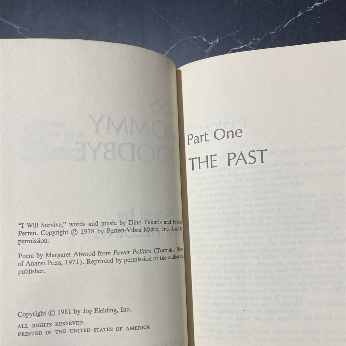 ymmmo book, by joy fielding, 1981 Hardcover image 3