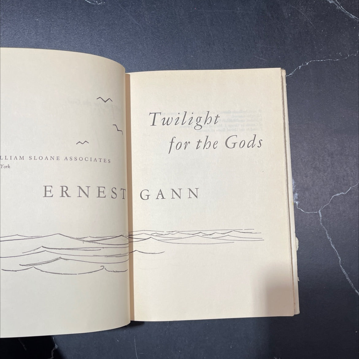 york twilight for the gods book, by ernest gann, 1956 Hardcover image 2