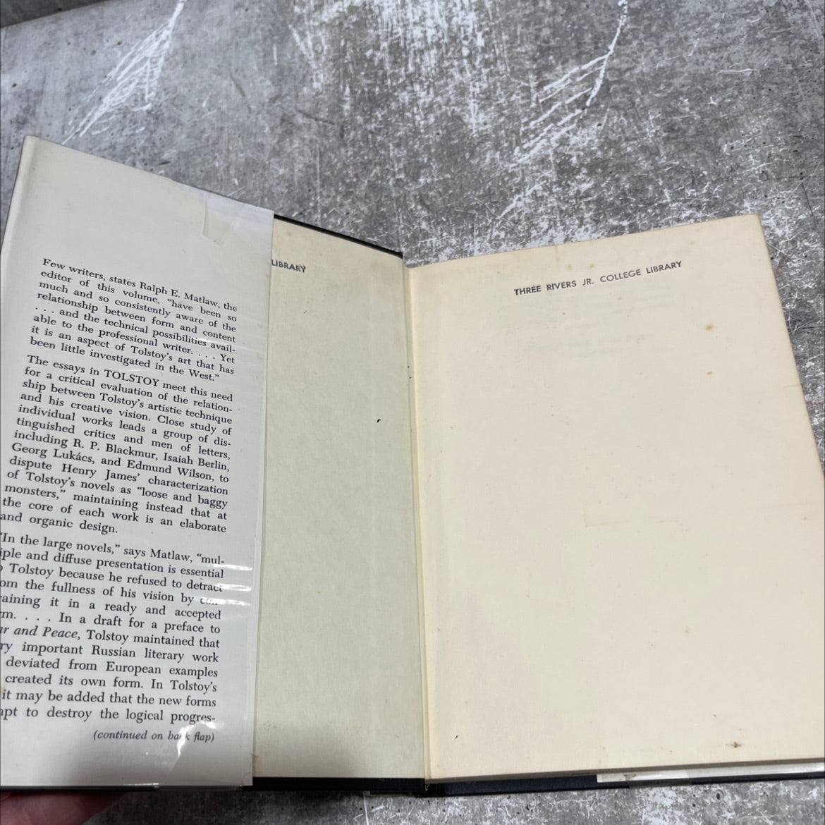 yotelot tolstoy a collection of critical essays book, by unknown, 1967 Hardcover image 4