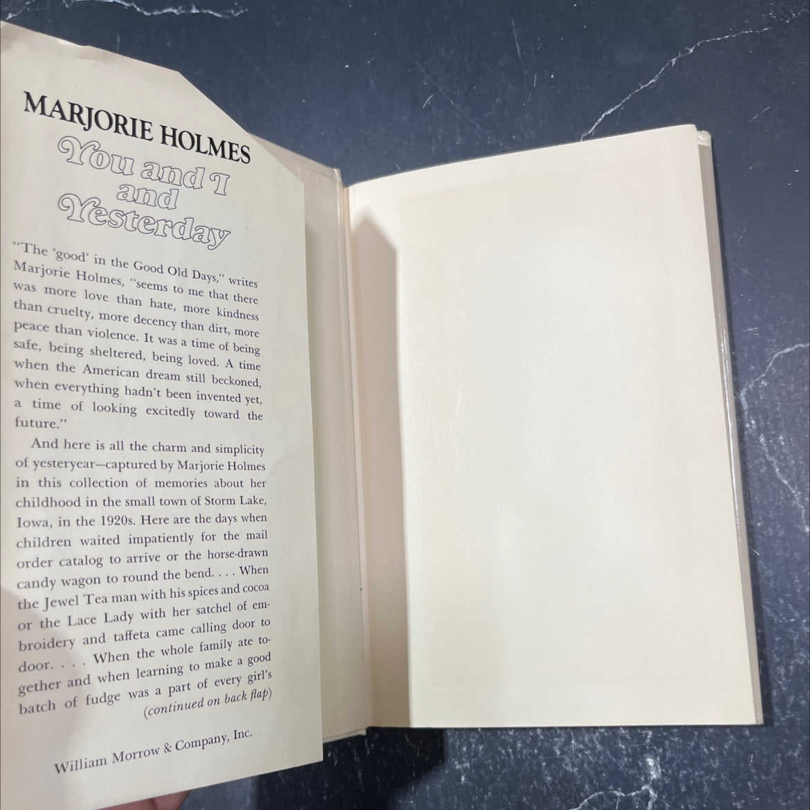 you and i and yesterday book, by Marjorie Holmes, 1973 Hardcover image 4