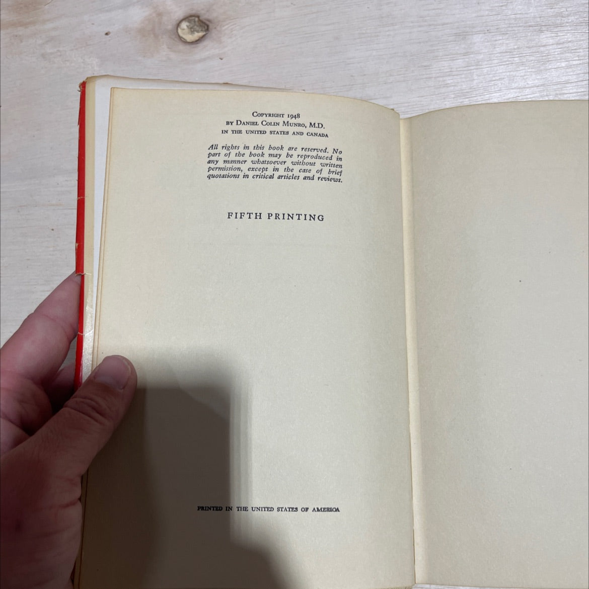 you can live longer than you think book, by daniel colin munro, m.d., 1951 Hardcover image 3