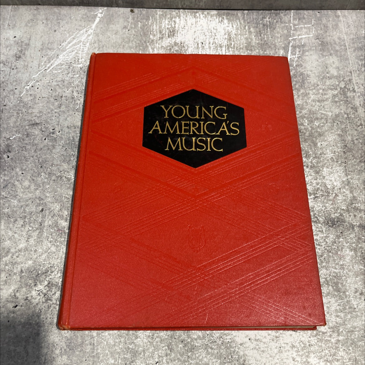 young america's music book, by albert e. wier, 1939 Hardcover image 1