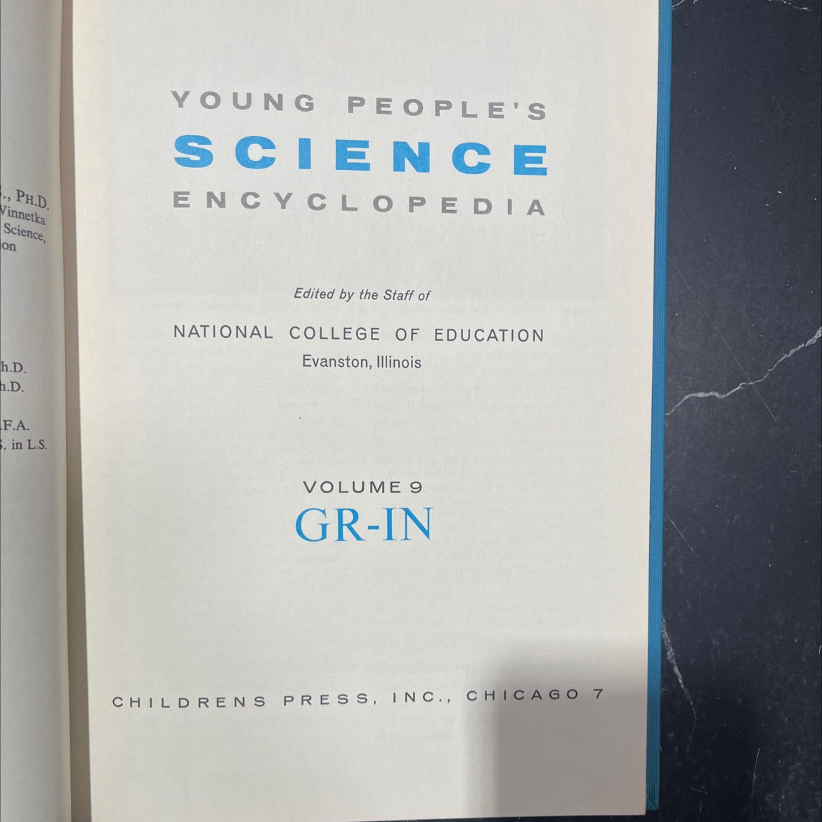 young people's science encyclopedia book, by Ph.D. Vinnetka Science, 1964 Hardcover image 2