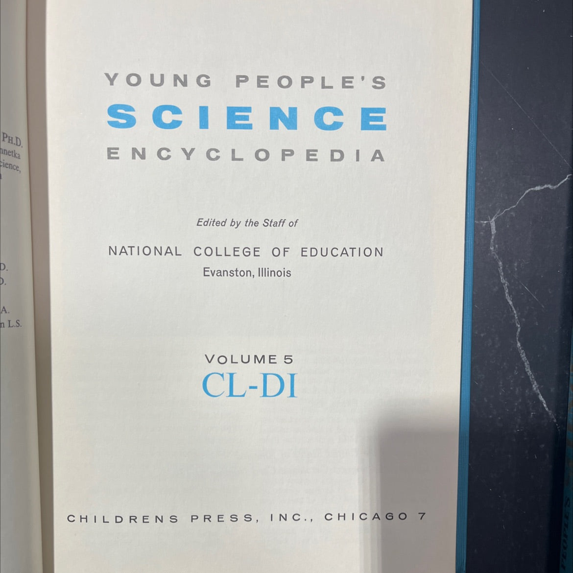 young people's science encyclopedia book, by staff of national college of education, 1965 Hardcover image 2