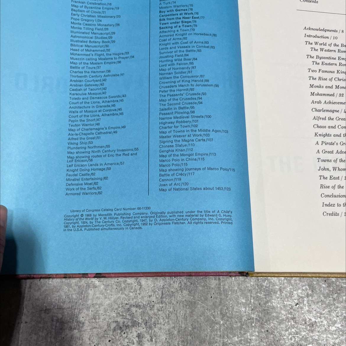 young people's story of our heritage the medieval world book, by v. m. hillyer and e. g. huey, 1966 Hardcover image 3