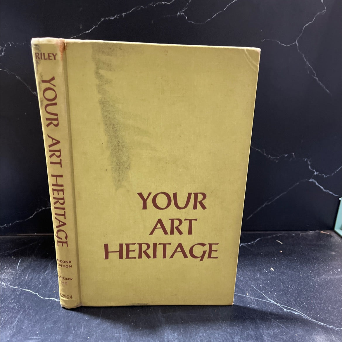 your art heritage book, by olive l. riley, 1963 Hardcover image 1