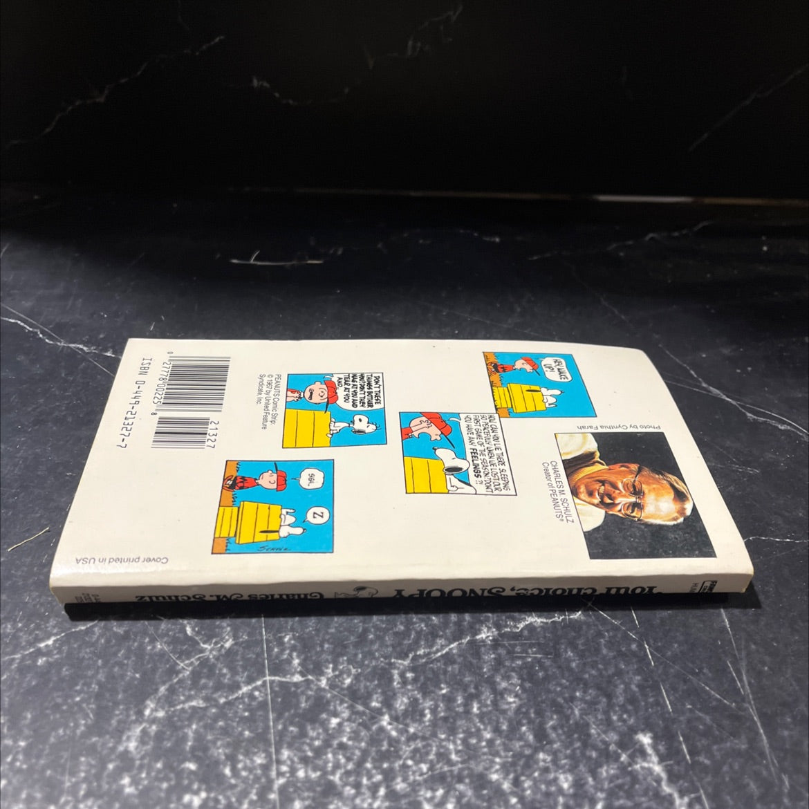 your choice, snoopy book, by charles m. schulz, 1987 Paperback image 4