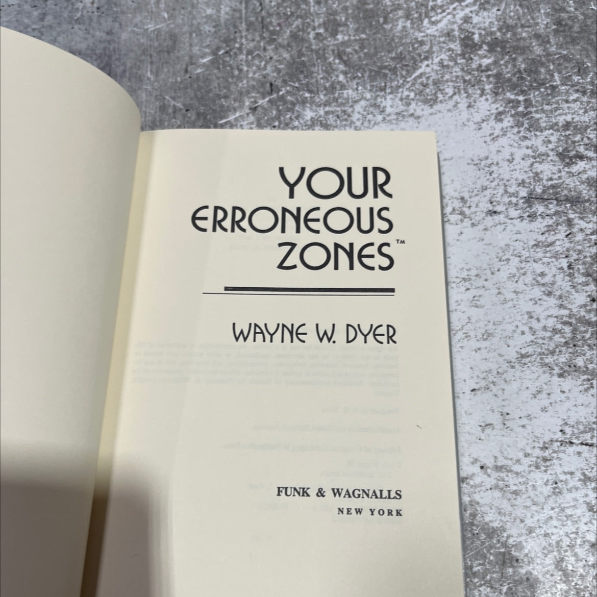 your erroneous zones book, by Wayne W. Dyer, 1976 Hardcover image 2