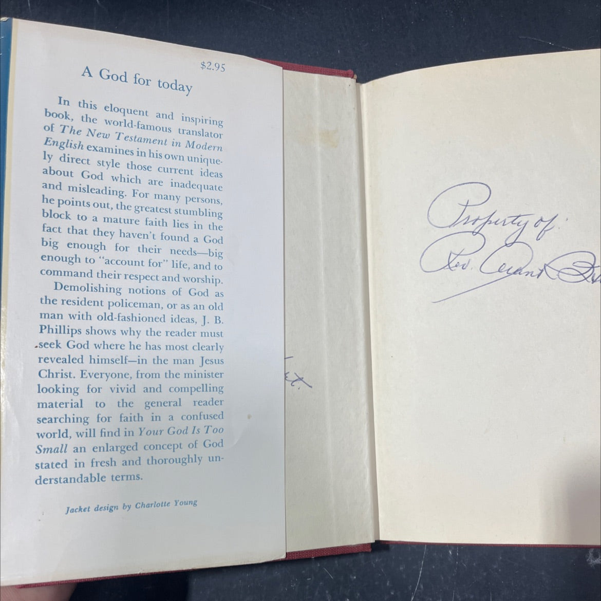 your god is too small book, by j. b. phillips, 2000 Hardcover image 4
