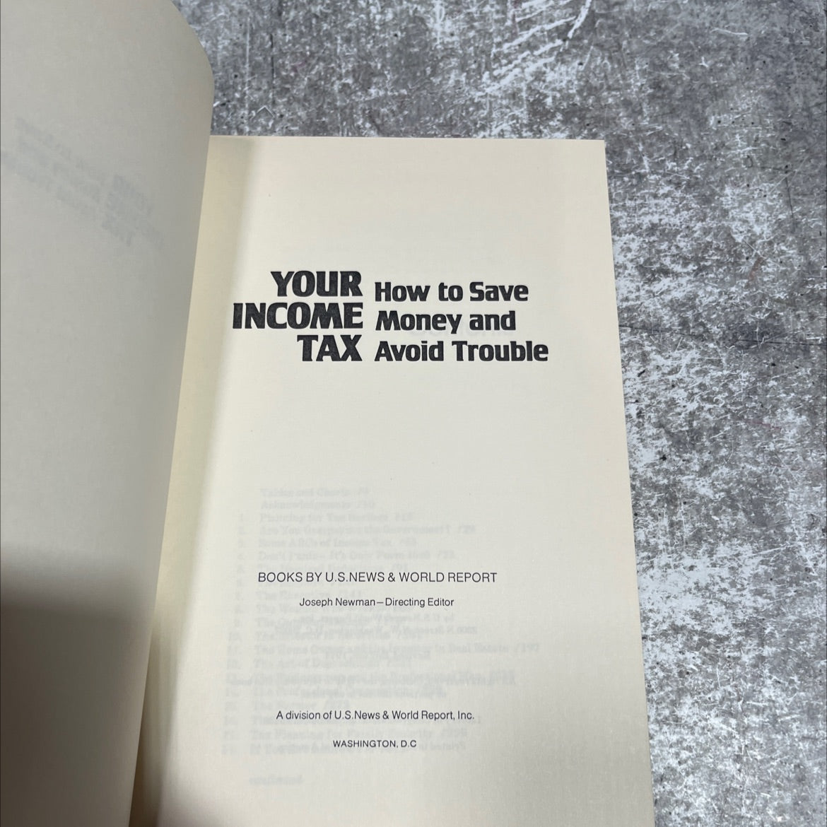 your how to save income money and tax avoid trouble book, by Joseph Newman, 1974 Hardcover image 2