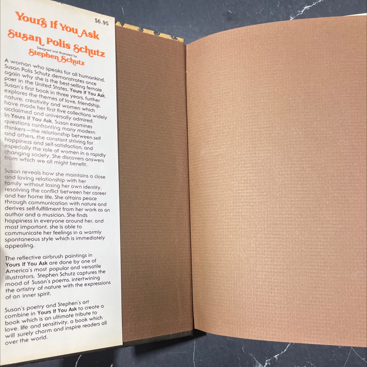 your's if you ask book, by susan polis Schutz, 1978 Hardcover image 4