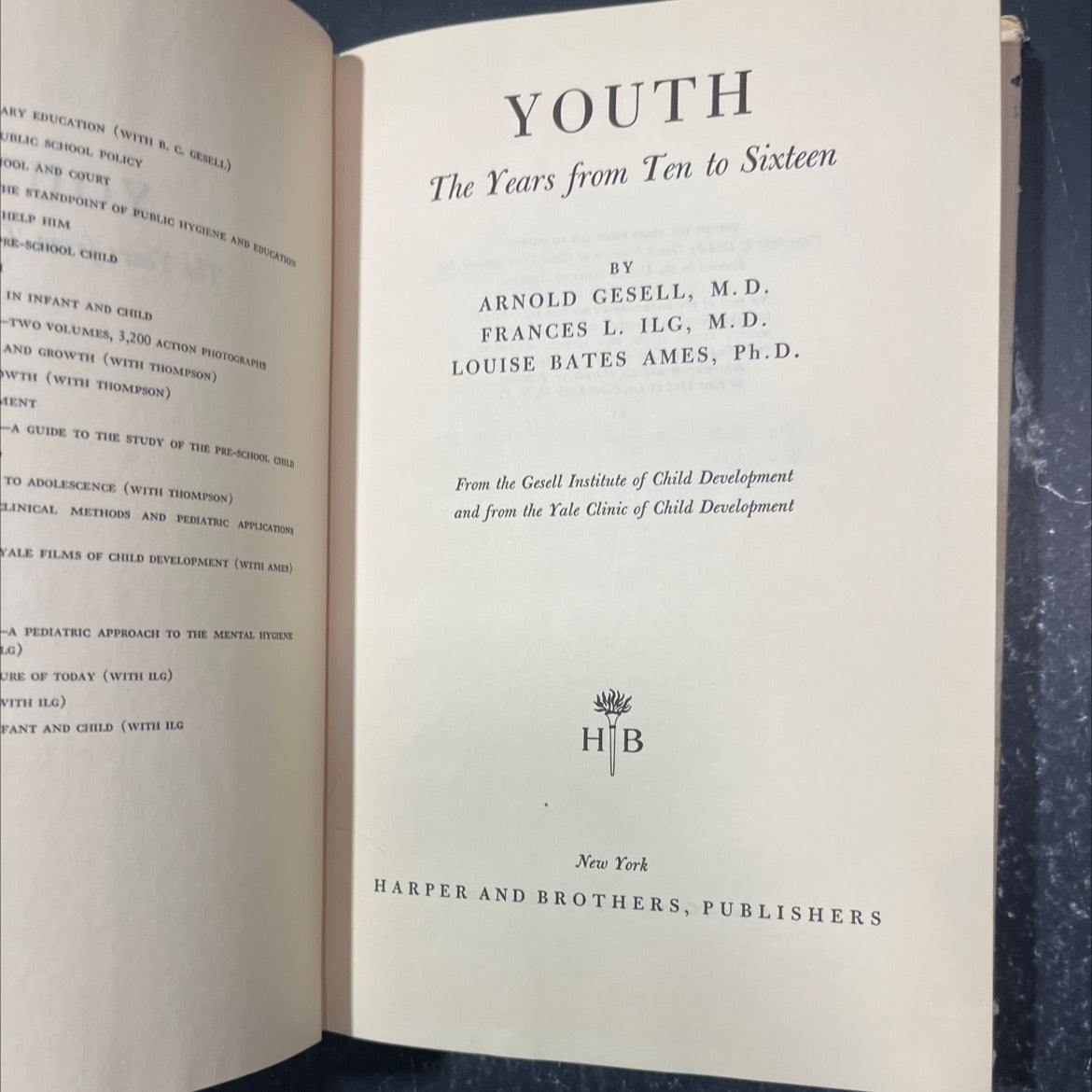 youth: the years from ten to sixteen book, by arnold gesell, m. d., frances l. ilg, m. d., louise bates ames, ph.d., image 2