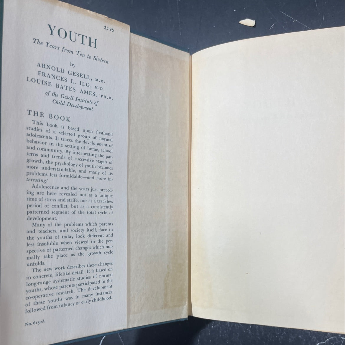 youth: the years from ten to sixteen book, by arnold gesell, m. d., frances l. ilg, m. d., louise bates ames, ph.d., image 4