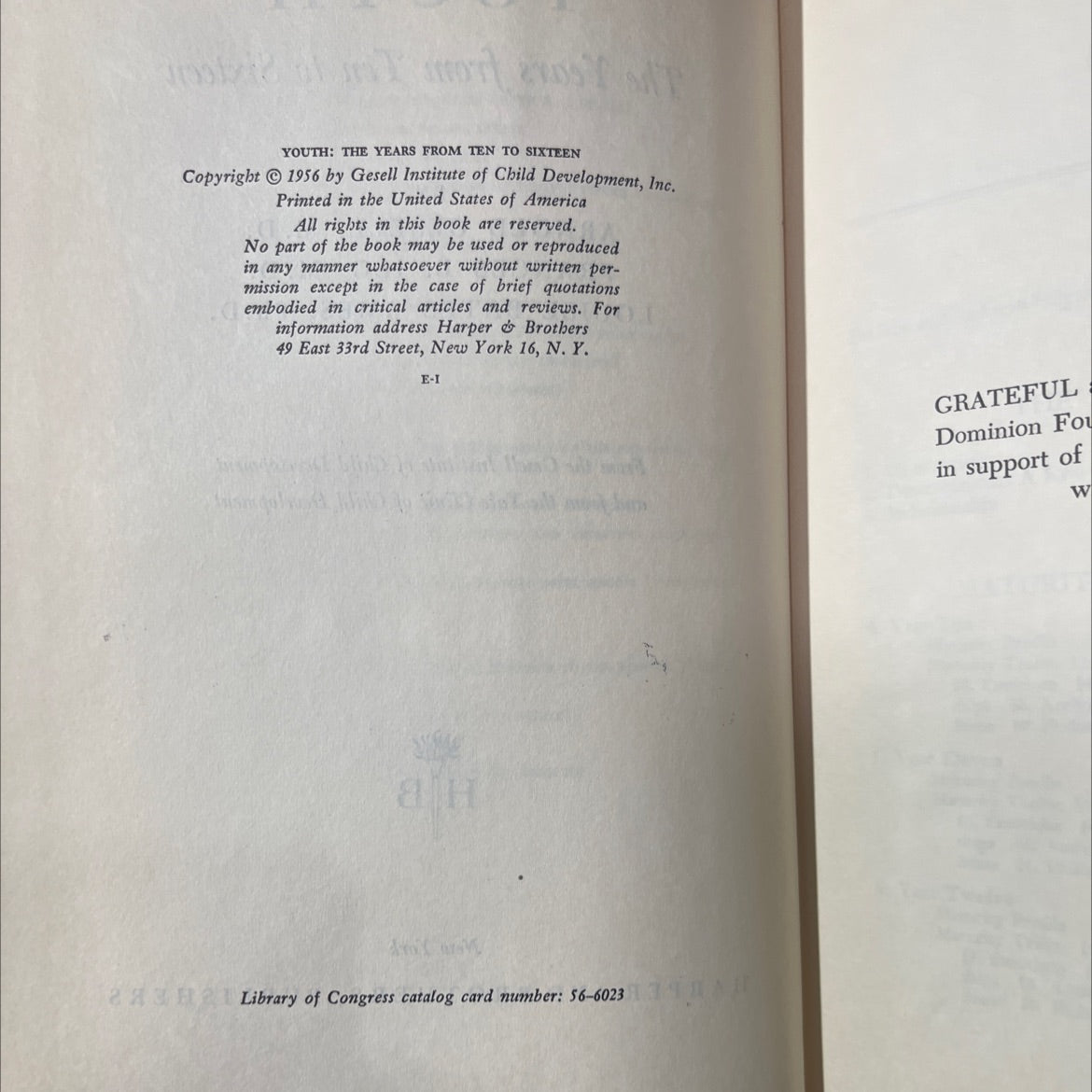 youth: the years from ten to sixteen book, by arnold gesell, m. d., frances l. ilg, m. d., louise bates ames, ph.d., image 3
