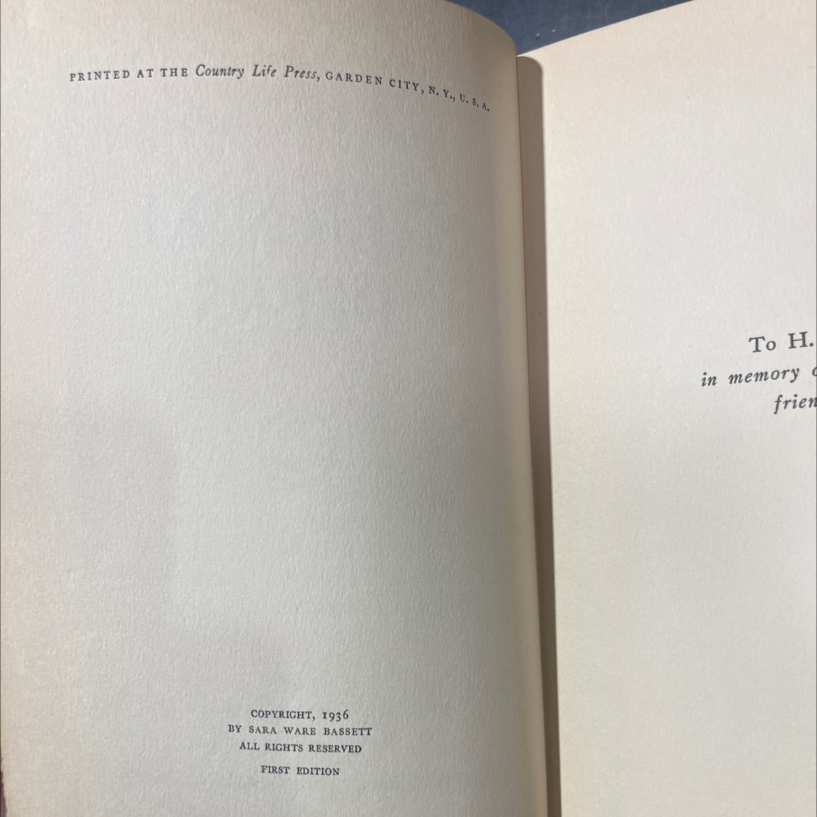 z angels book, by sara ware bassett, 1936 Hardcover image 3