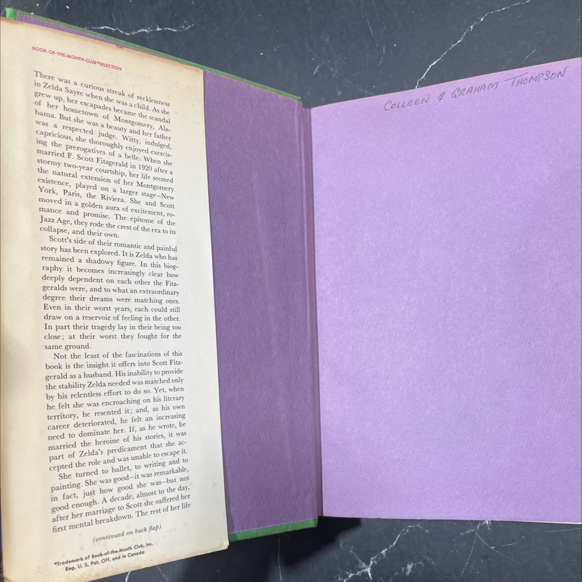 zelda a biography book, by nancy milford, 1970 Hardcover image 4