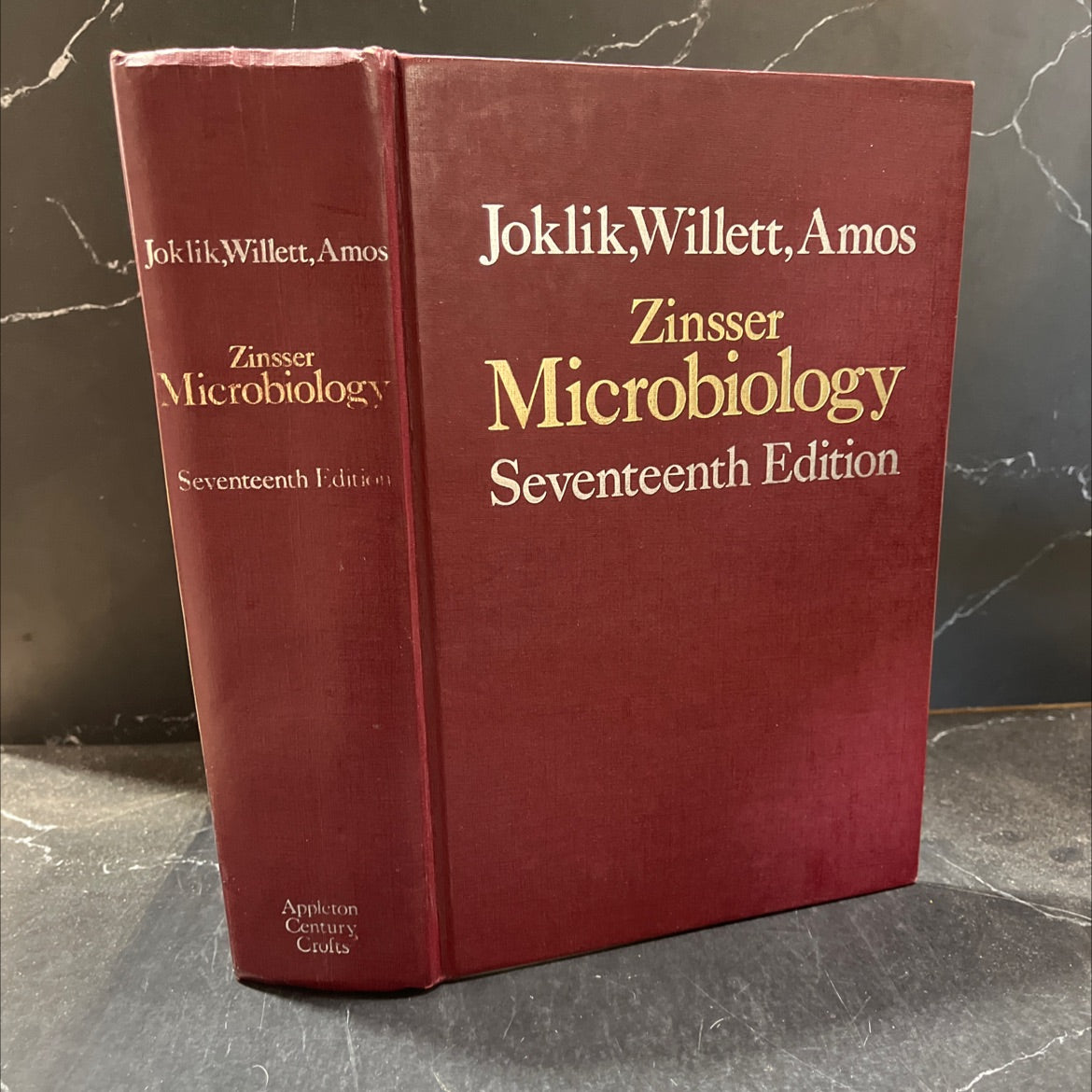 zinsser microbiology book, by hans zinsser, 1980 Hardcover image 1