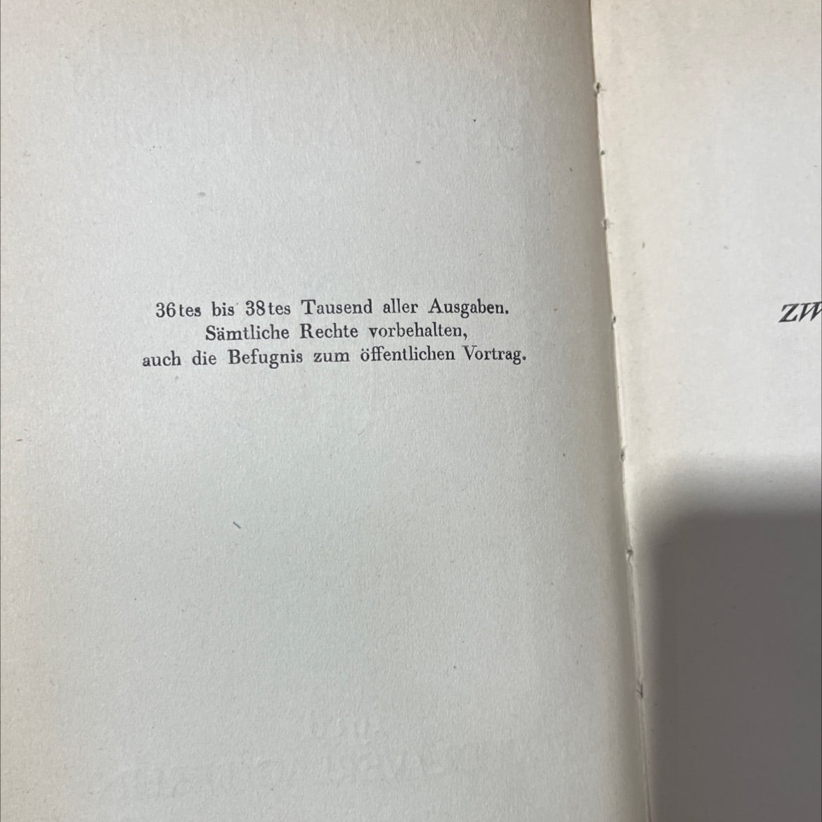 zweimenschen novel in novels book, by richard dehmel, 1918 Hardcover image 3