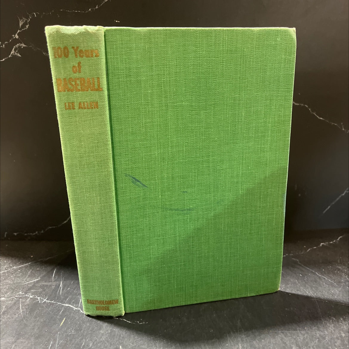 100 years of baseball book, by lee allen, 1950 Hardcover image 1