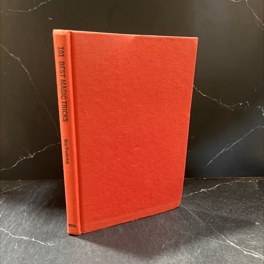 101 best magic tricks book, by Guy Frederick, 1970 Hardcover image 1