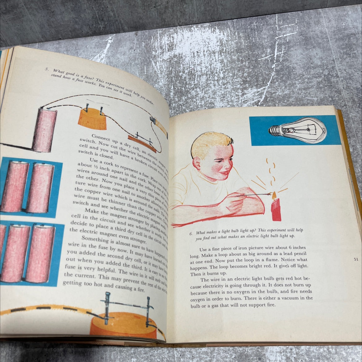 101 science experiments book, by Illa Podendorf, 1962 Hardcover image 4