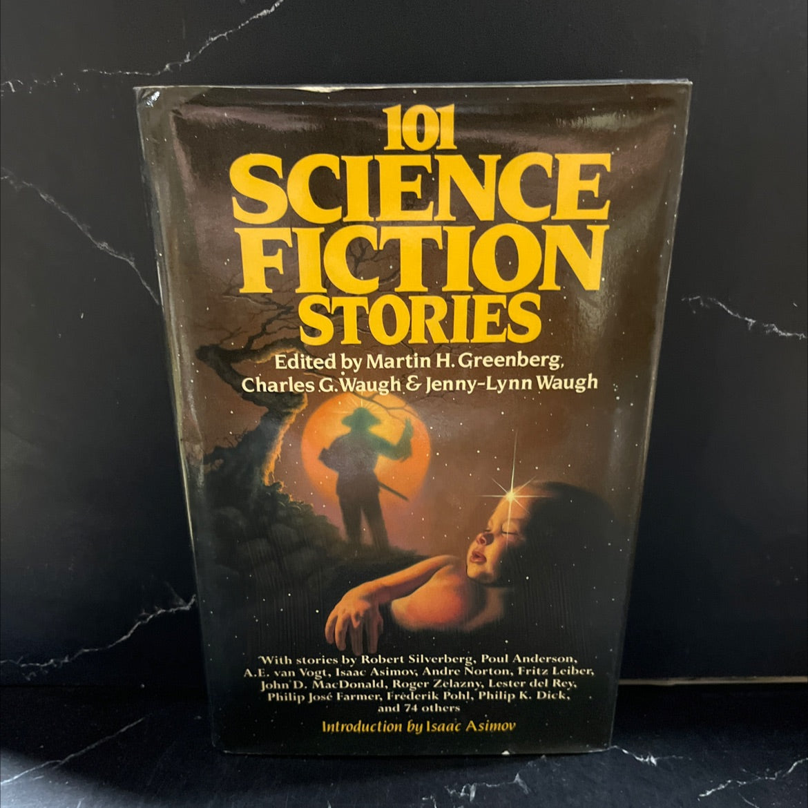 101 science fiction stories book, by Martin H. Greenberg, Charles G. Waugh, Jenny-Lynn Waugh, 1986 Hardcover image 1