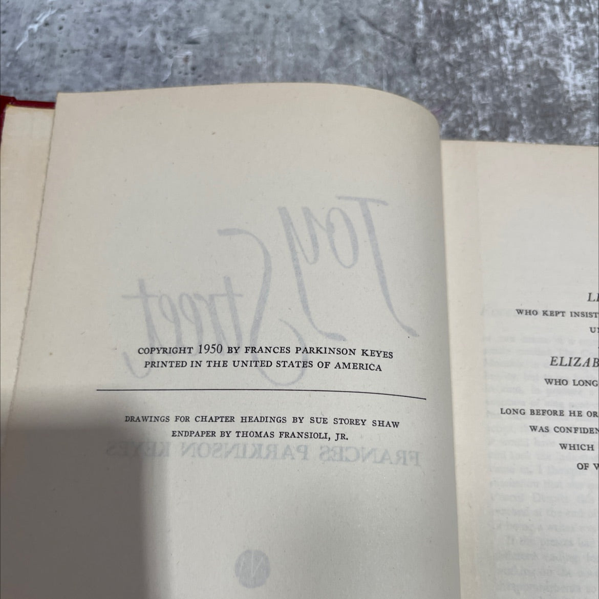 2 you book, by jon street, 1950 Hardcover image 3
