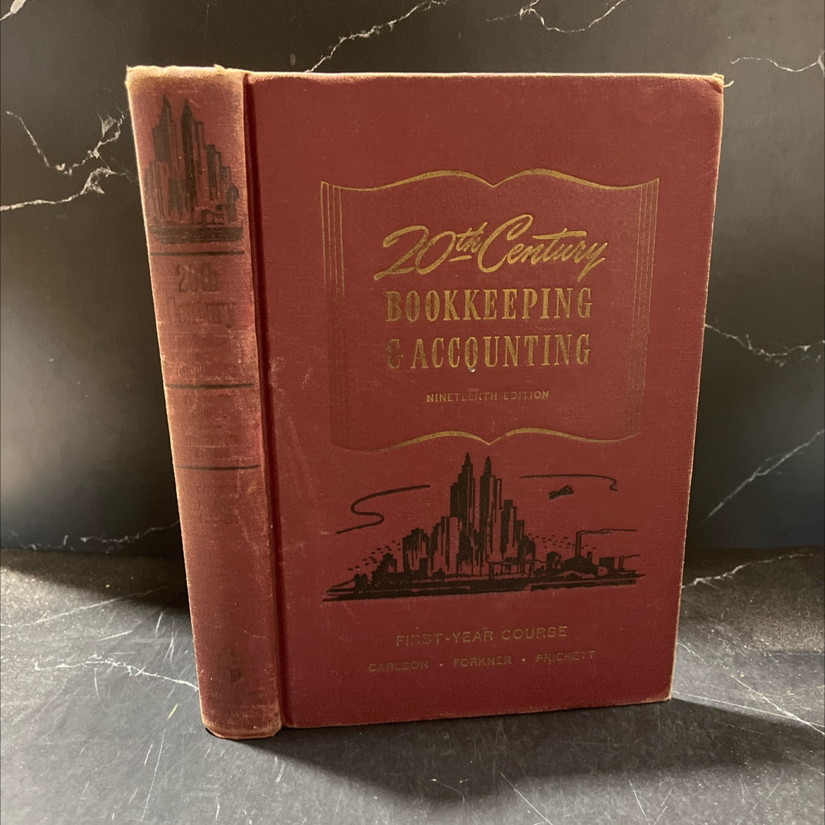 20th century bookkeeping and accounting book, by paul a. carlson, hamden l. forkner, alva leroy prickett, 1947 Hardcover image 1