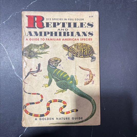 212 species in full color reptiles amphibians a guide to familiar american species book, by herbert s. zim, ph.d. and image 1