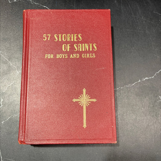 57 stories of saints for boys and girls book, by daughters of saint paul, 1963 Hardcover image 1