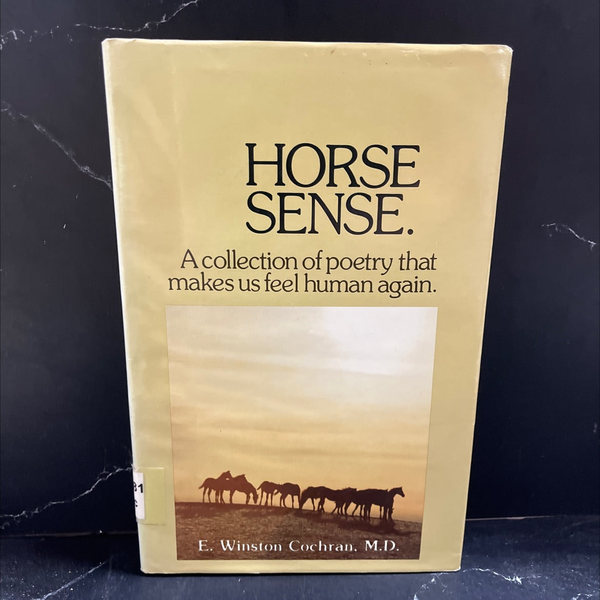 808 coc horse sense book, by E. Winston Cochran, M.D., 1985 Hardcover image 1
