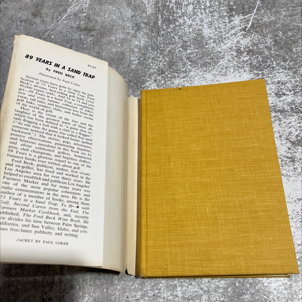 89 years in a sand trap book, by Fred Beck, 1965 Hardcover image 4