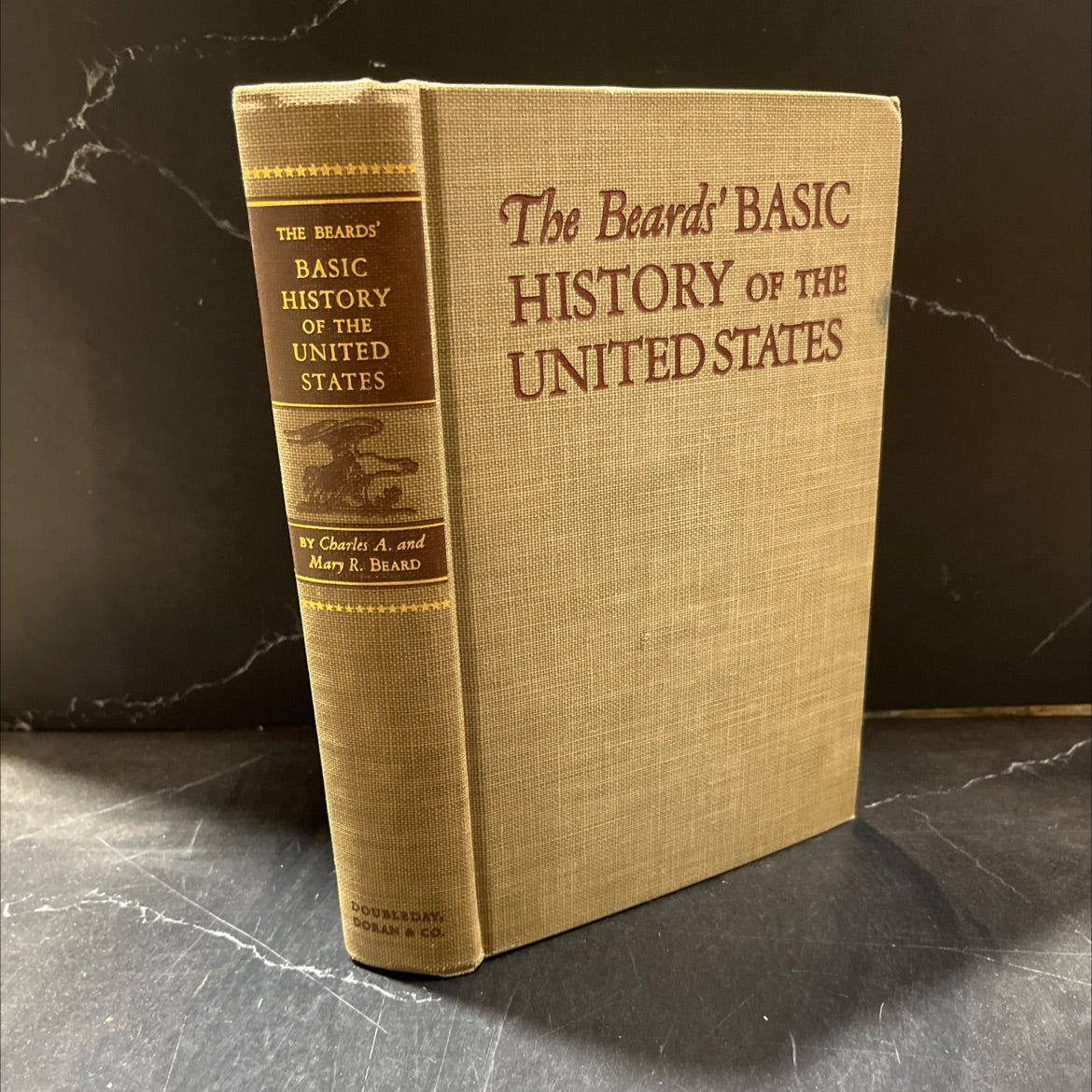 a basic history of the united states book, by charles a. beard and mary r. beard, 1944 Hardcover image 1