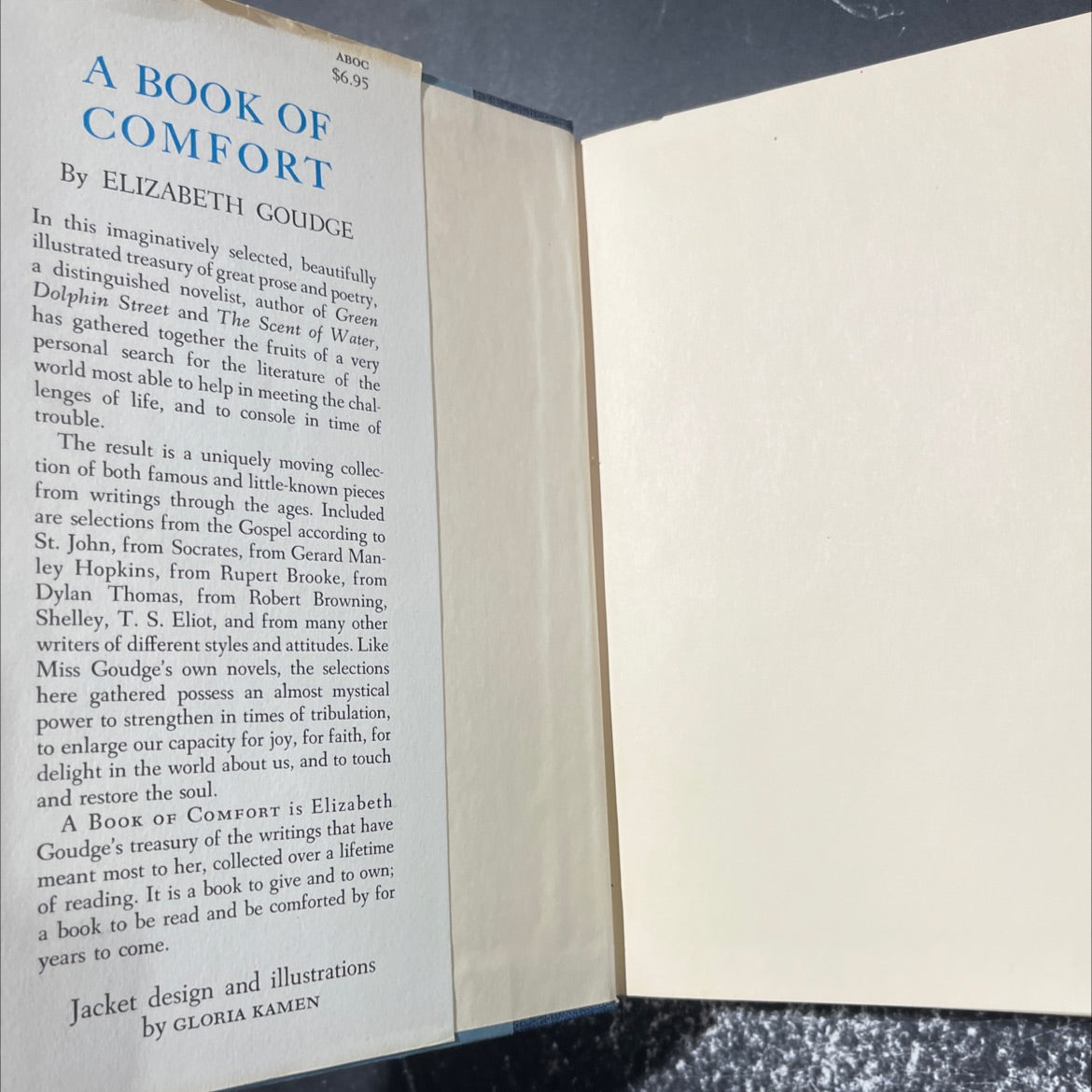 a book an anthology of comfort book, by elizabeth goudge, 1964 Hardcover image 4